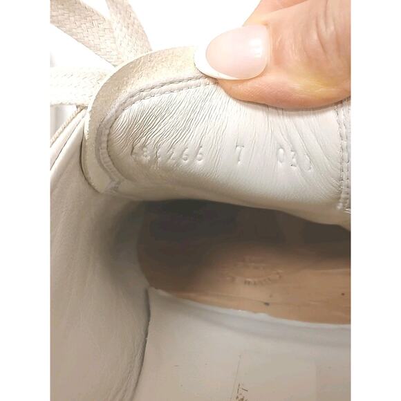 Gucci Falacer Lace Up Sneakers Men's Sz 7 White Leather Green Red Glitter Tennis - Picture 15 of 16